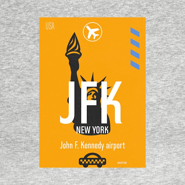 JFK airport statue of liberty by Woohoo